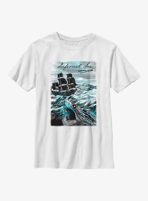 Disney Pirates Of The Caribbean Infernal Sea Youth T-Shirt