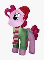 My Little Pony Pinkie Pie With Santa Hat And Green Sweater Airblown