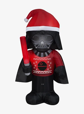 Star Wars Darth Vader In Ugly Christmas Sweater Airblown