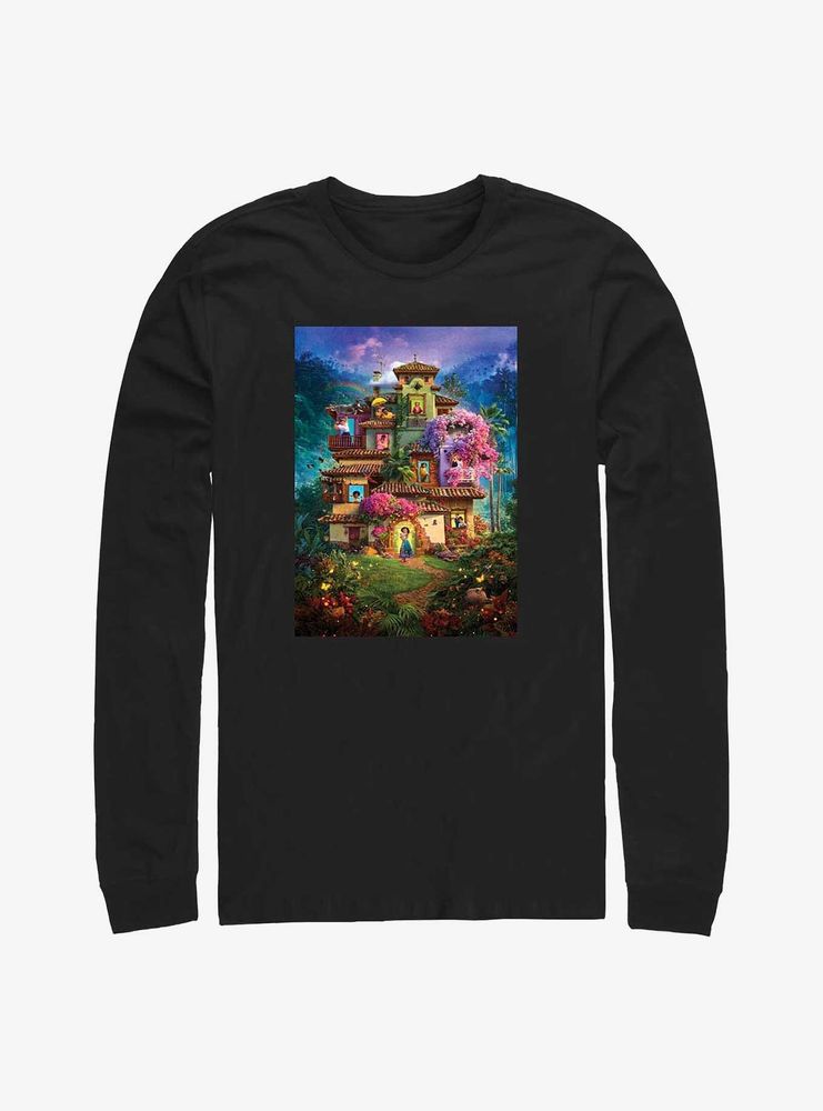 Disney Encanto Madrigal House Poster Long-Sleeve T-Shirt