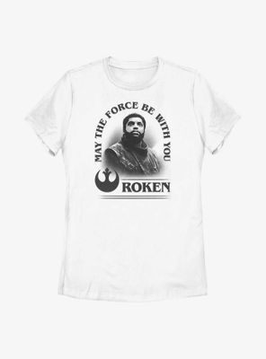 Star Wars Obi-Wan Kenobi Roken May The Force Be With You Womens T-Shirt