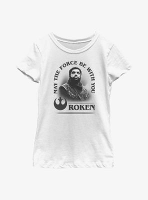 Star Wars Obi-Wan Kenobi Roken May The Force Be With You Youth Girls T-Shirt