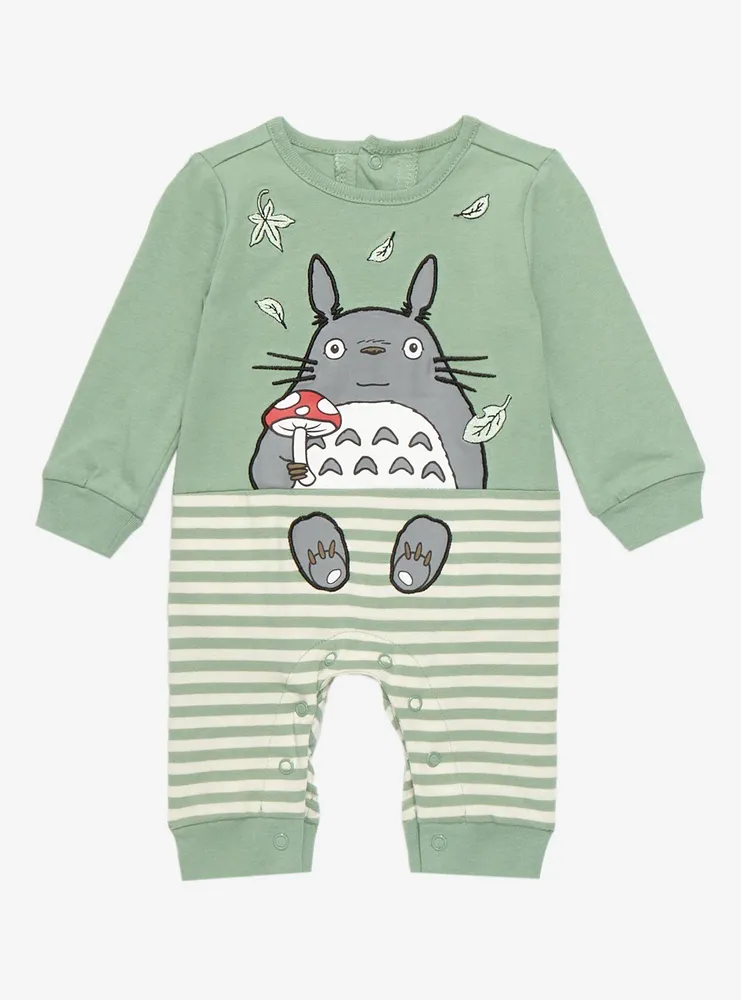 Our Universe Studio Ghibli My Neighbor Totoro Mushroom Striped Infant One-Piece