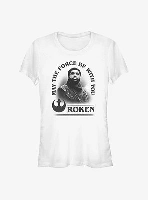 Star Wars Obi-Wan Kenobi Kawlan Roken Force Be With You Girls T-Shirt