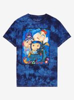 Coraline Group Portrait Tie-Dye Women’s T-Shirt - BoxLunch Exclusive