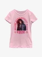 Stranger Things Dungeon Master Eddie Munson Youth Girls T-Shirt