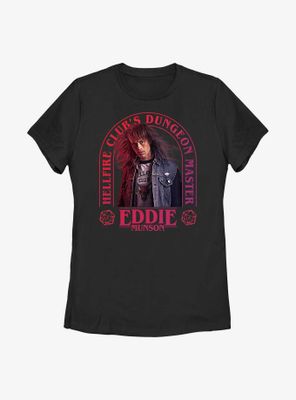 Stranger Things Dungeon Master Eddie Munson Womens T-Shirt