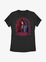 Stranger Things Dungeon Master Eddie Munson Womens T-Shirt