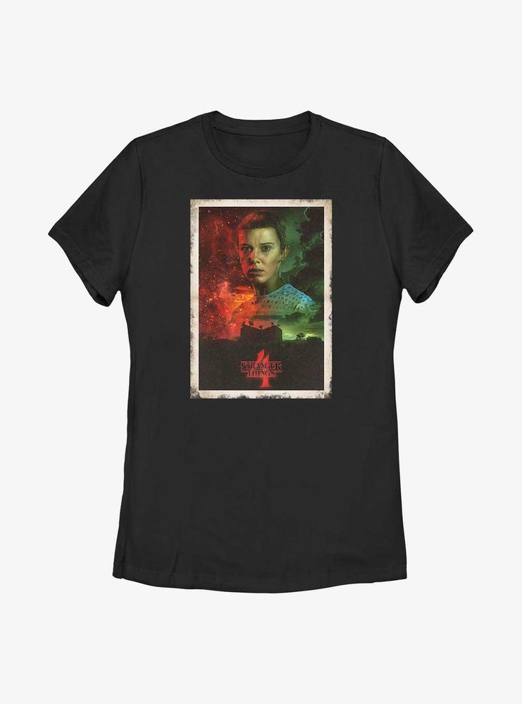 Stranger Things Eleven Poster Womens T-Shirt