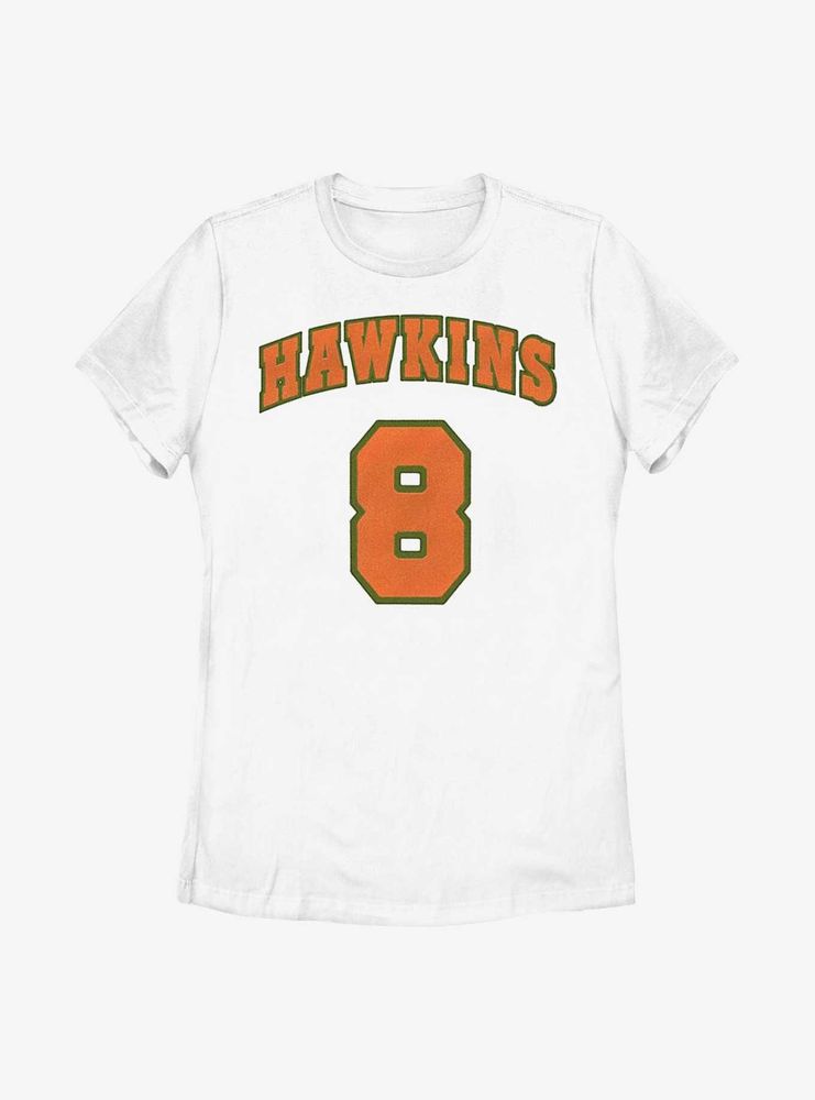 Stranger Things Hawkins Eight LucasWomens T-Shirt