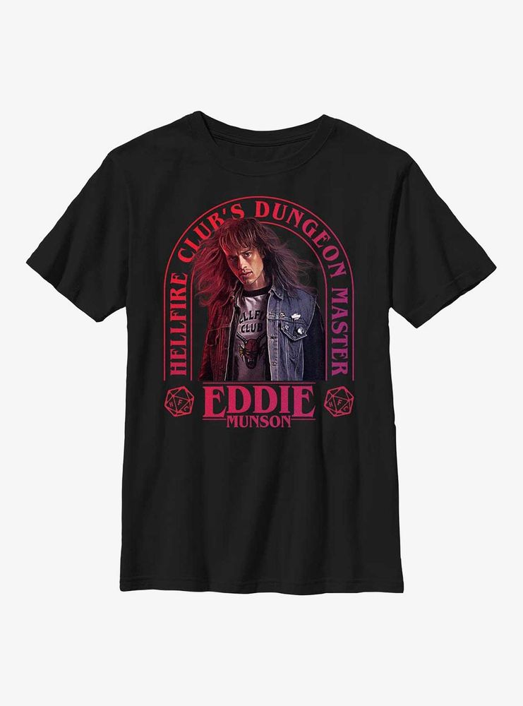 Stranger Things Dungeon Master Eddie Munson Youth T-Shirt