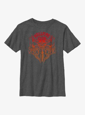 Stranger Things Hellfire Club Weapon Youth T-Shirt