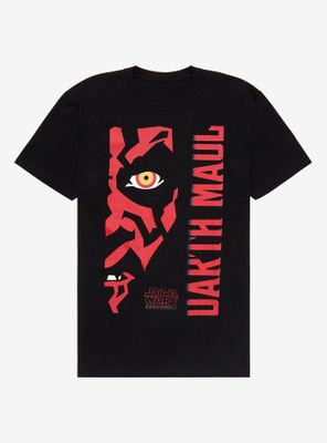 Star Wars Darth Maul Half Face T-Shirt