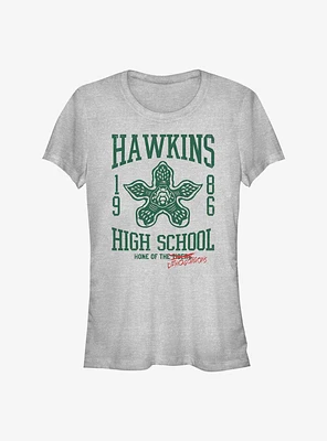 Stranger Things Hawkins High Demogorgons Girls T-Shirt