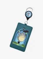 Loungefly Studio Ghibli My Neighbor Totoro Stained Glass Retractable Lanyard - BoxLunch Exclusive