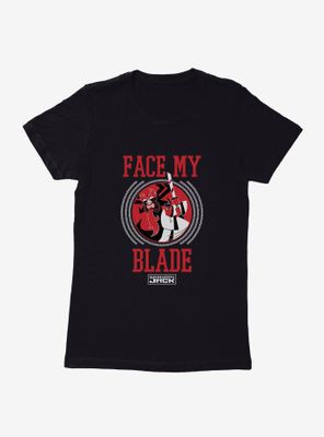 Samurai Jack Face My Blade Womens T-Shirt