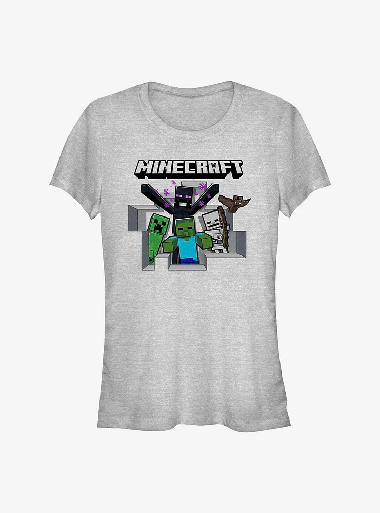 Minecraft Attack Squad Girls T-Shirt