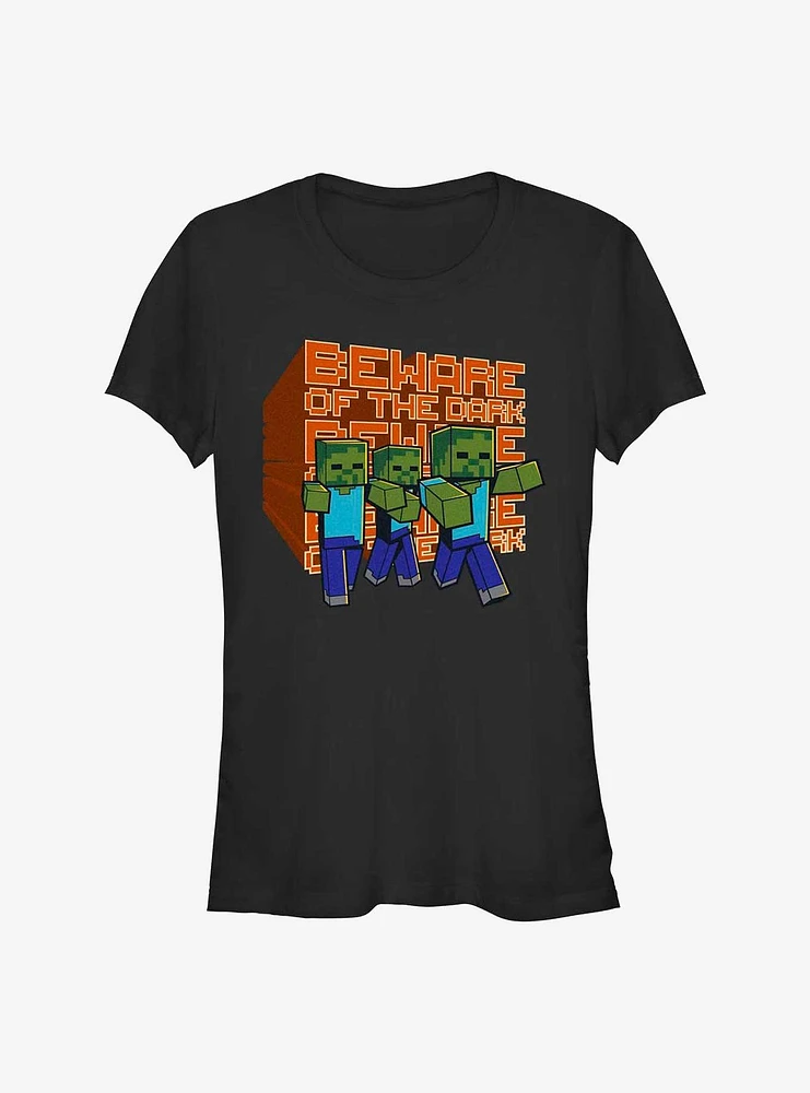 Minecraft Beware of the Dark Girls T-Shirt