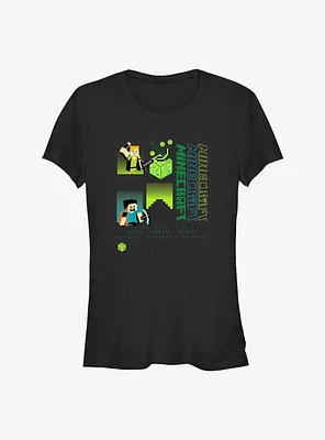 Minecraft Mining Adventure Girls T-Shirt