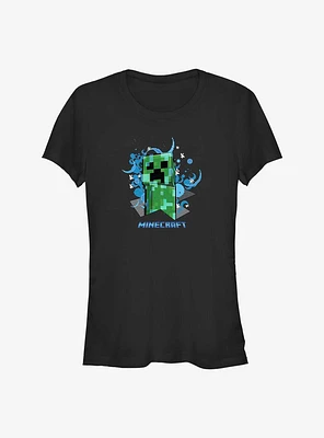Minecraft Charged Creeper Girls T-Shirt