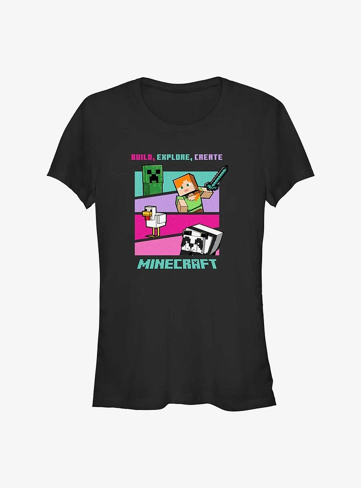 Minecraft Create Your World Girls T-Shirt