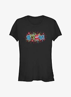 Minecraft Creeper Boom Girls T-Shirt