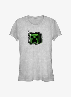 Minecraft Creeper Head Girls T-Shirt