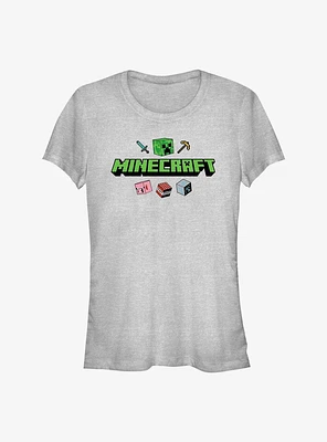 Minecraft Logo Girls T-Shirt