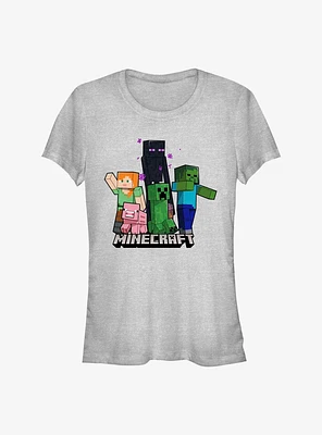 Minecraft Mob Crew Girls T-Shirt