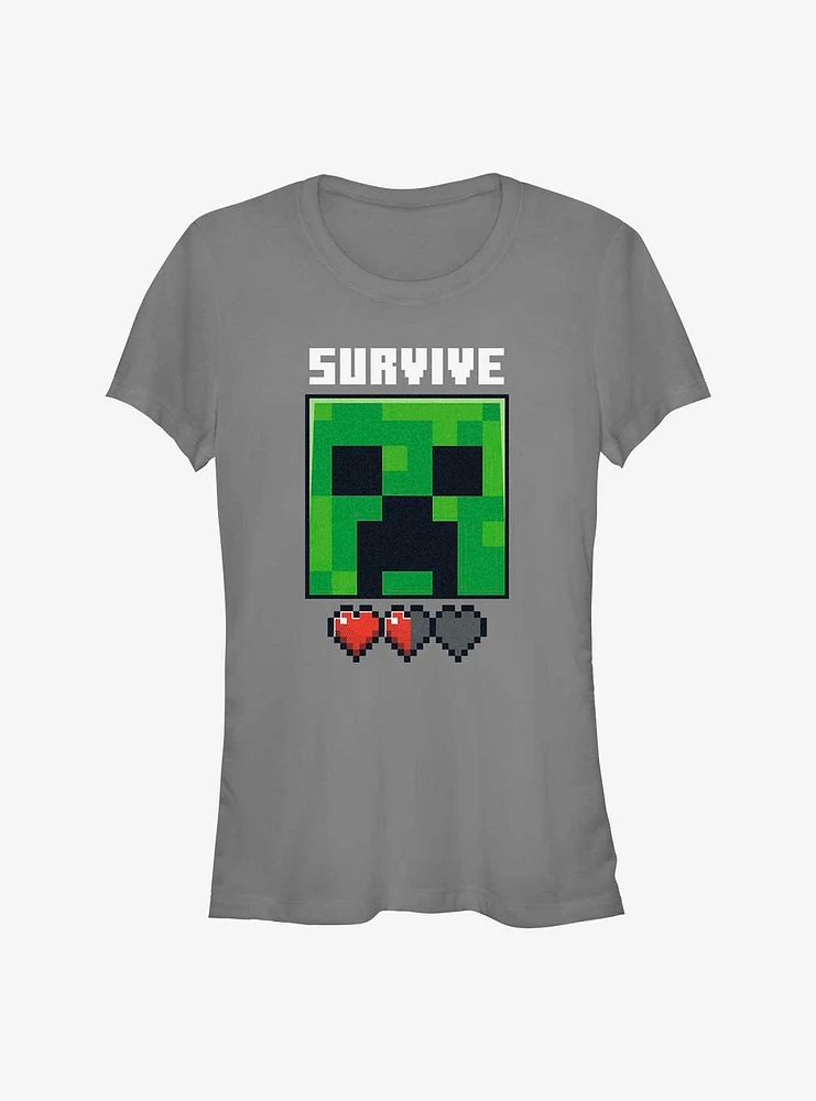Minecraft Survive Girls T-Shirt