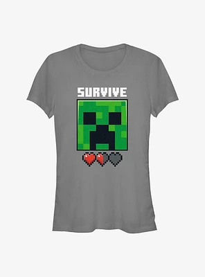 Minecraft Survive Girls T-Shirt