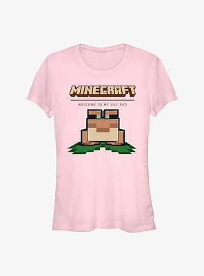 Minecraft Welcome Frog Girls T-Shirt