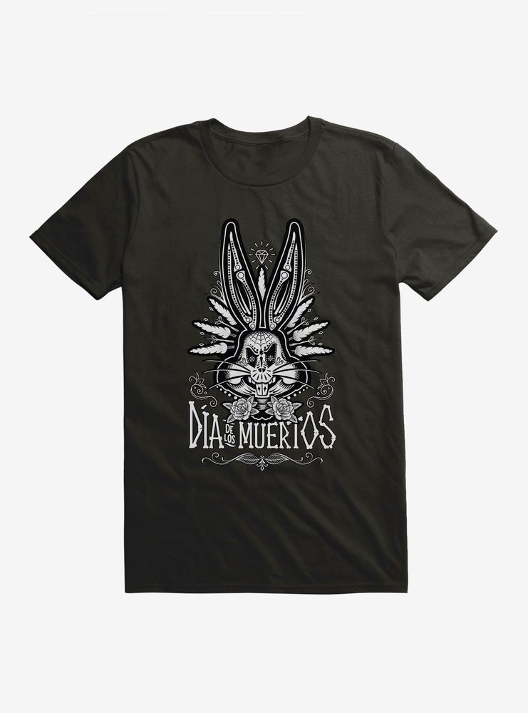 Looney Tunes Dia De Los Muertos Bugs T-Shirt