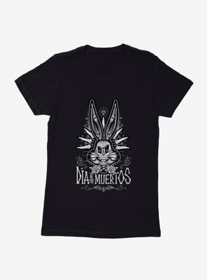 Looney Tunes Dia De Los Muertos Bugs Womens T-Shirt