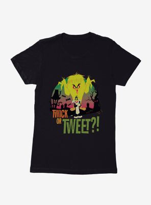 Looney Tunes Twick Or Tweet Womens T-Shirt
