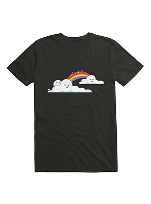 Kawaii Clouds Pattern T-Shirt