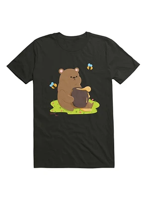 Kawaii Honey Bear and Bees T-Shirt