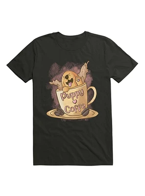 Kawaii Puppy Love Coffee T-Shirt