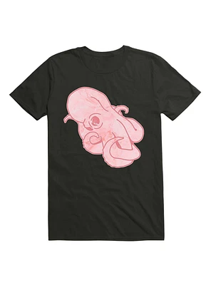 Kawaii Colorful Octopus - Strawberry Milk Squid Tie Dye T-Shirt