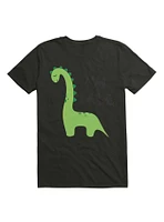 Kawaii Tall Dinosaur - I'm Mom & Dad T-Shirt