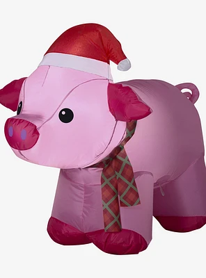 Airblown Inflatable Christmas Pig