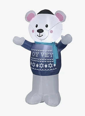 Airblown Hanukkah Polar Bear