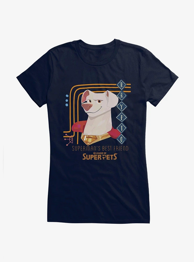 DC League of Super-Pets Best Friend Girls T-Shirt