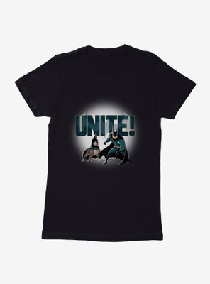 DC League of Super-Pets Batman & Ace Unite! Womens T-Shirt