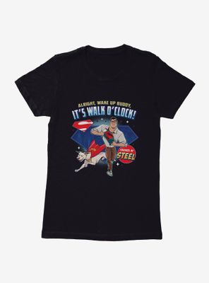 DC League Of Super-Pets Friends Steel Womens T-Shirt