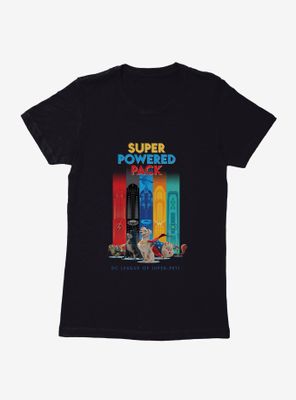 DC League of Super-Pets Super Powered Pack City View Womens T-Shirt