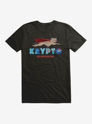 DC League of Super-Pets Krypto The Super Dog Flying T-Shirt