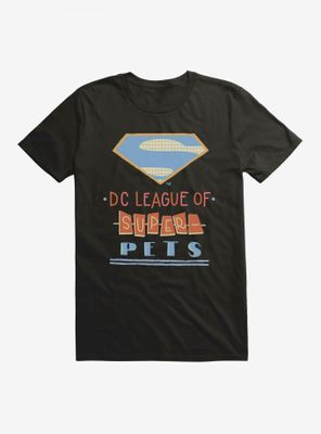 DC League of Super-Pets Logo Stacked Story Book T-Shirt