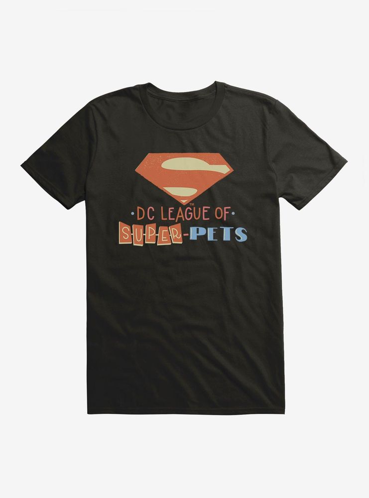 DC League of Super-Pets Logo Story Book T-Shirt