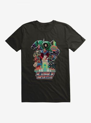 DC League of Super-Pets Super Powered Pack Comic Style T-Shirt